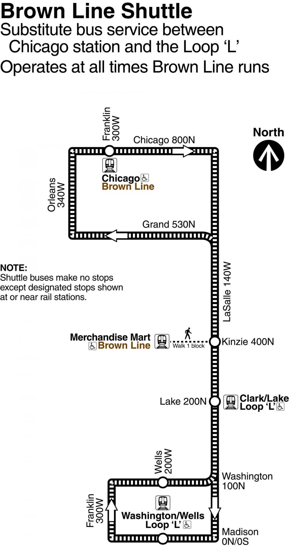 Chicago pruun joon kaardil