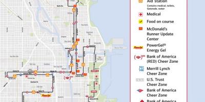 Chicago maratoni kaart